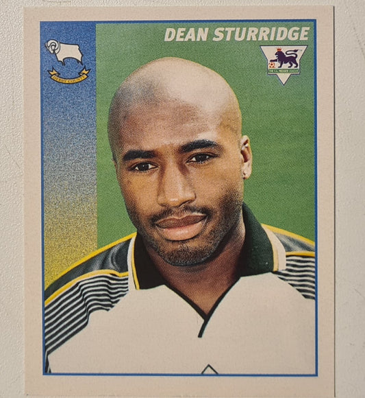Dean Sturridge 1997 Merlin Premier league 97 sticker #147 Football Derby County Very good