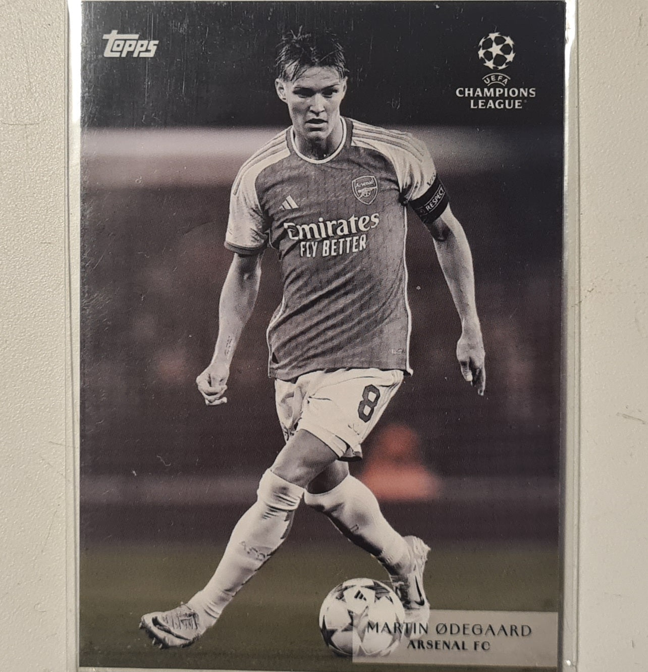 Martin Odegaard 2024 Topps Simplicidad champions league Football Arsenal ex-mint sleeved