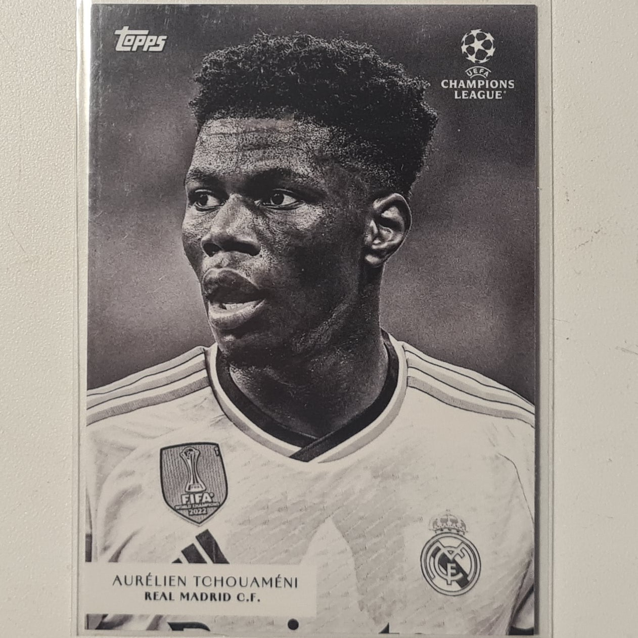 Aurelien Tchouameni 2024 Topps Simplicidad champions league  Football Real Madrid ex-mint sleeved