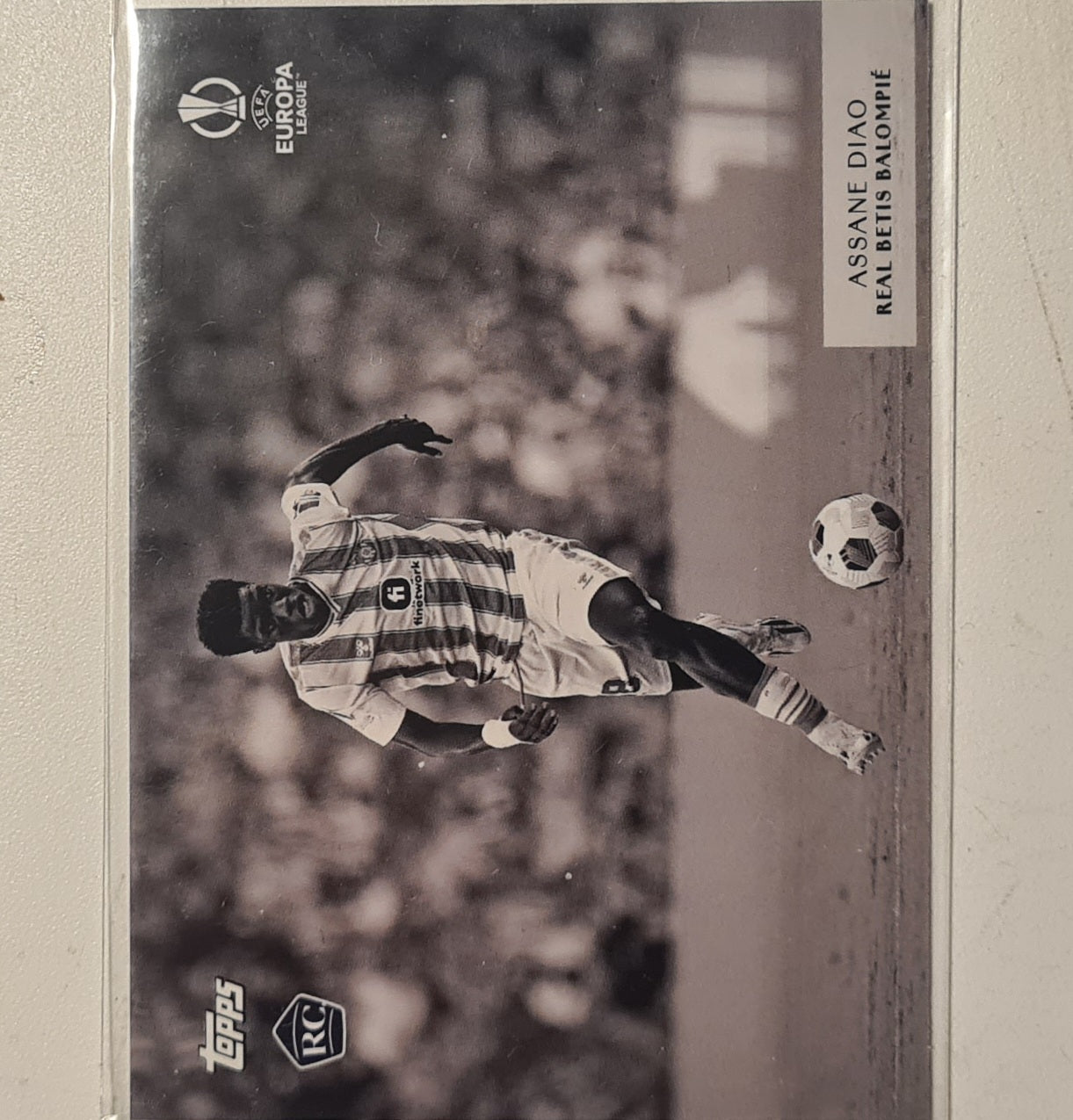 Assane Diao 2024 Topps Simplicidad champions league Rookie RC Football Real Betis ex-mint sleeved