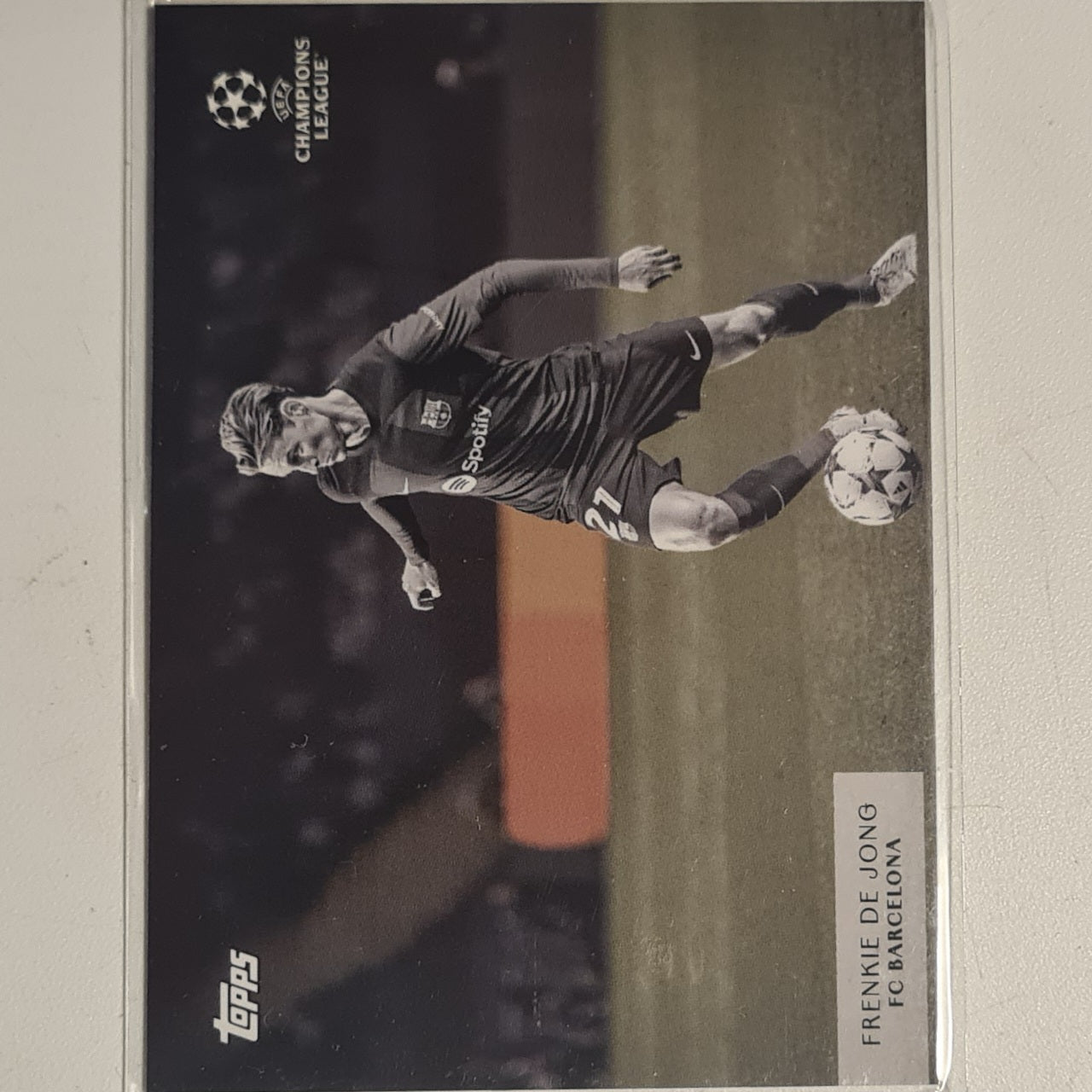 Frenkie De Jong 2024 Toops Simplicidad champions league Football Barcelona ex-mint sleeved