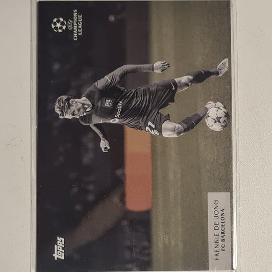 Frenkie De Jong 2024 Toops Simplicidad champions league Football Barcelona ex-mint sleeved