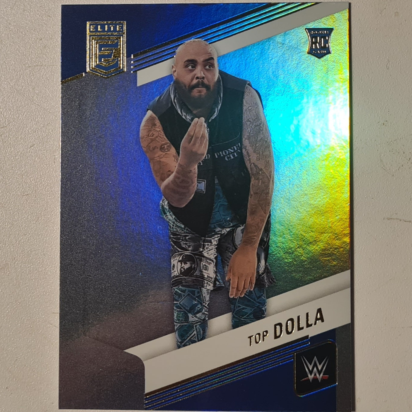 Top Dolla 2023 Panini Donruss Elite Rookie RC WWE Wrestling ex-mint sleeved