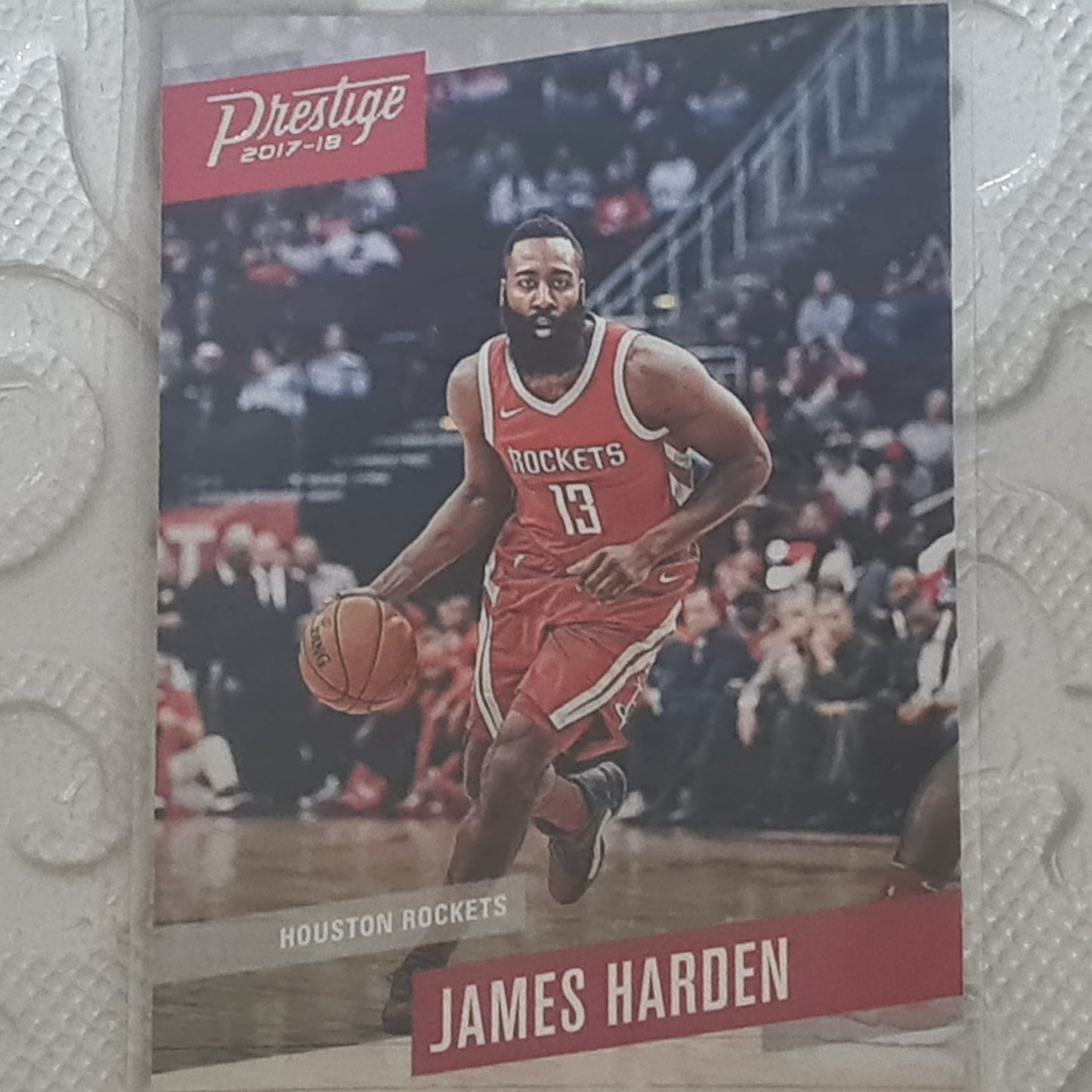 James Harden 2017-18 Panini Prestige NBA Basketball Houston Rockets Excellent sleeved