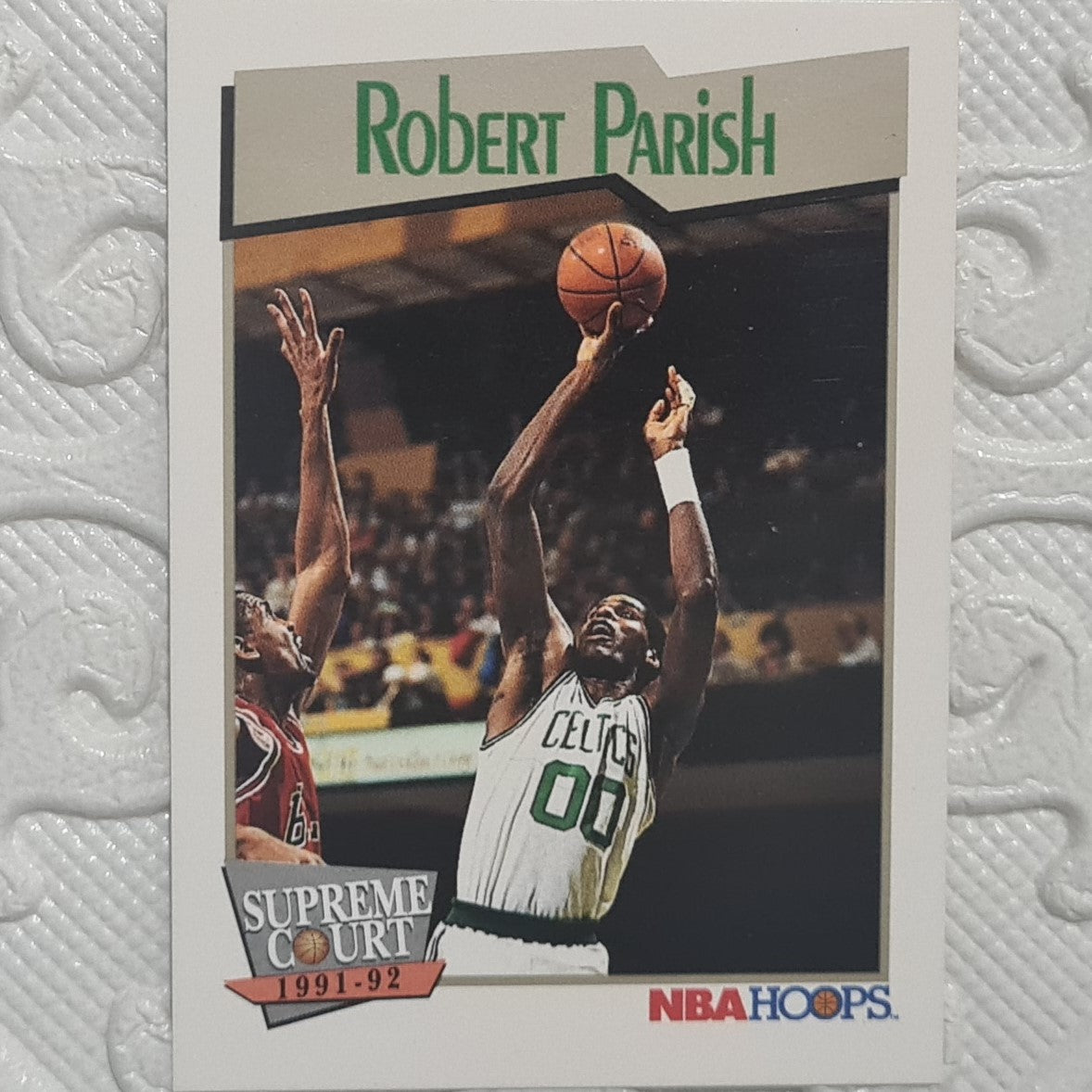 Robert Parish 1991 NBA Hoops Supreme Court #452 NBA Basketball Boston Celtics Ex-mint sleeved