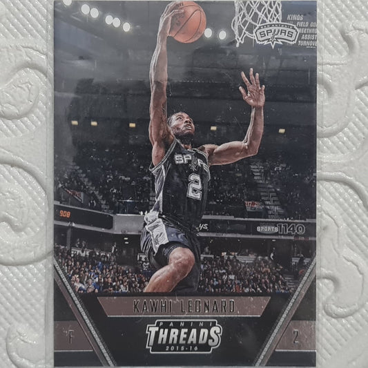 Kawhi Leonard 2015-16 Panini Threads #74 NBA Basketball San Antonio Spurs Excellent sleeved