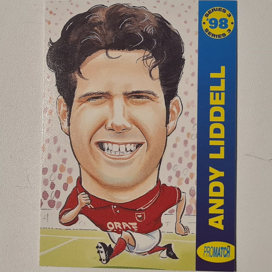 Andy Liddell 1998 promatch 98 series 3 premiership #062 Football Barnsley Ex-mint