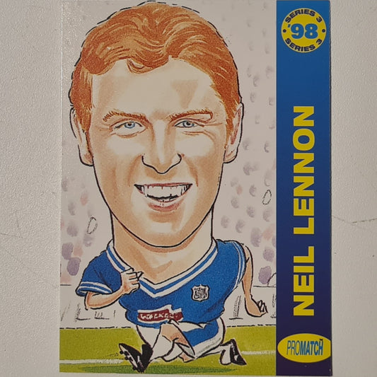 Neil Lennon 1998 promatch 98 series 3 premiership #188 Football Leicester City Ex-mint