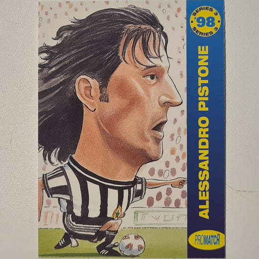Alessandro Pistone 1998 promatch 98 series 3 premiership #033 Football Newcastle United Ex-mint