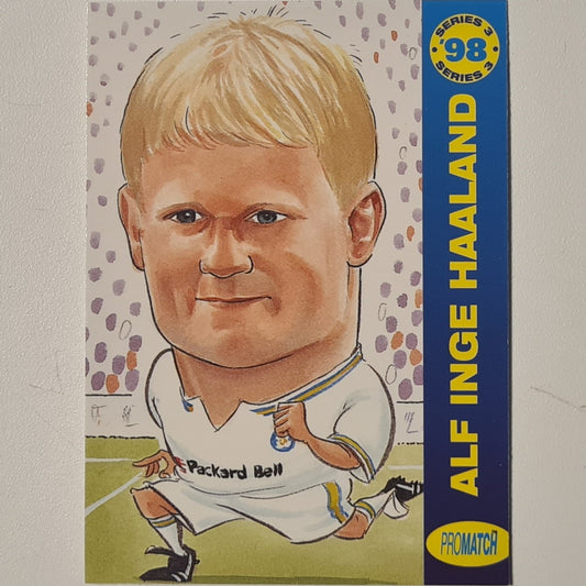 Alf Inge Haaland 1998 promatch 98 series 3 premiership #012 Football Leeds United Ex-mint