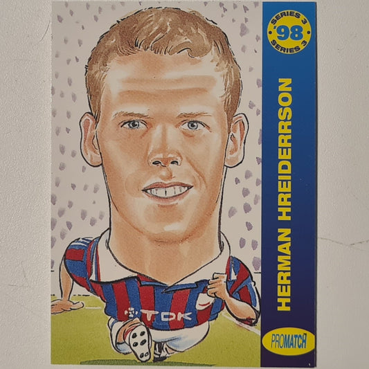 Herman Hreiderrson 1998 promatch 98 series 3 premiership #200 Football Crystal Palace Ex-mint
