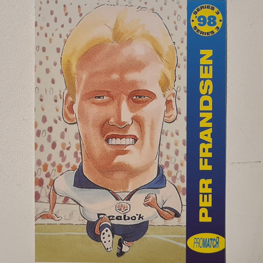 Per Frandsen 1998 promatch 98 series 3 premiership #122 Football Bolton Ex-mint