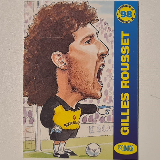 Gilles Rousset 1998 promatch 98 series 3 premiership #099 Football Hearts Ex-mint