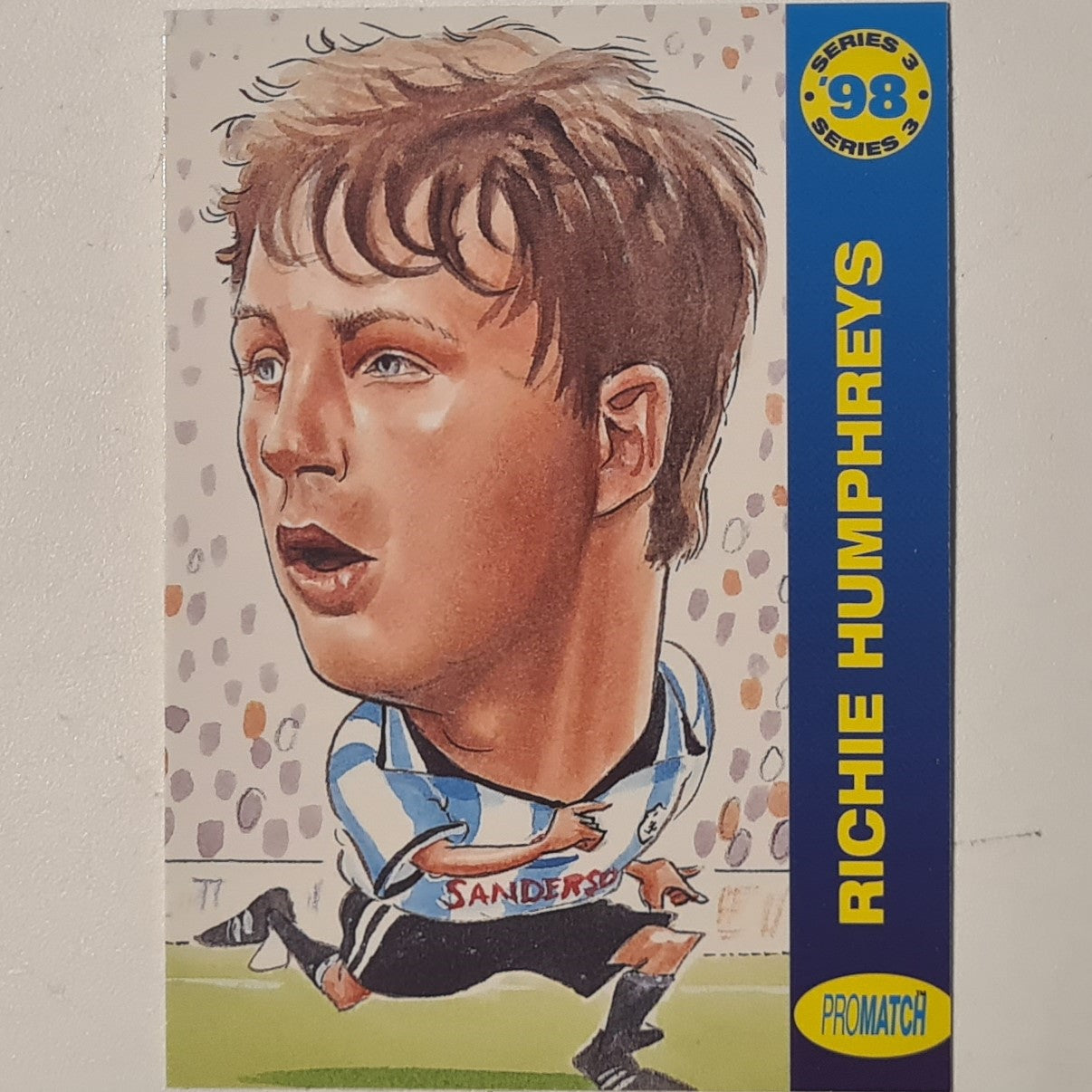 Richie Humphreys 1998 promatch 98 series 3 premiership #018 Football Sheffield Wednesday Ex-mint