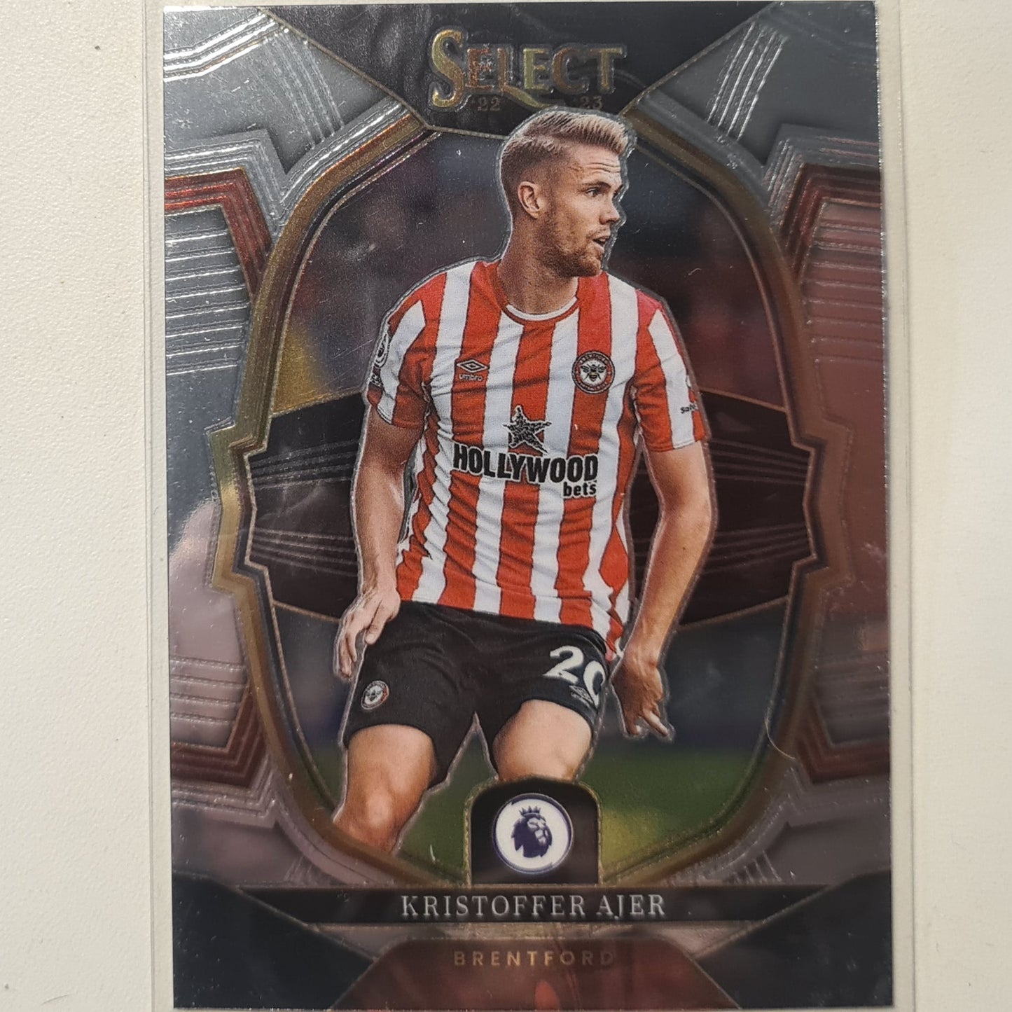 Kristoffer Ajer 2022-23 Panini Select Premier League soccer #20 Football Brentford ex-mint