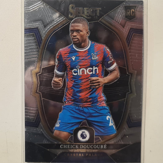 Cheick Doucoure 2022-23 Panini Select Premier League soccer Rookie RC #31 Football Crystal Palace ex-mint