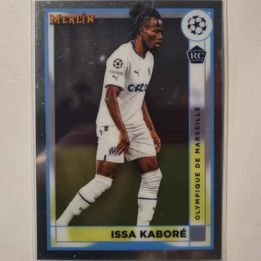 Issa Kabore 2023 Topps merlin Champions League Rookie RC #75 Football Olympic Marseille ex-mint