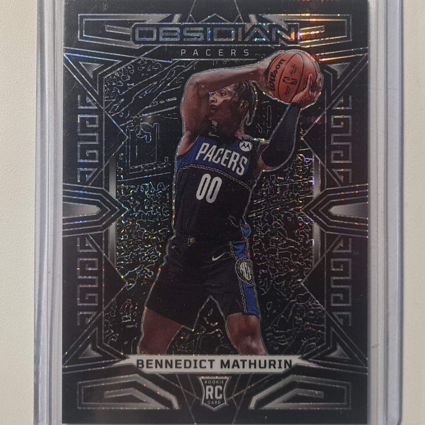 Bennedict Mathurin 2022-23 Obsidian shimmer rookie RC #181 NBA Basketball Indiana Pacers mint