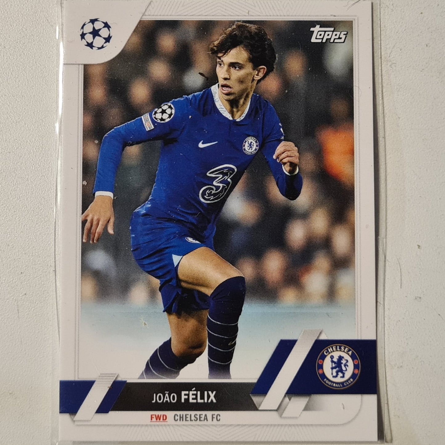 Joao Felix 2023 Topps Champions league #70 soccer Chelsea mint sleeved
