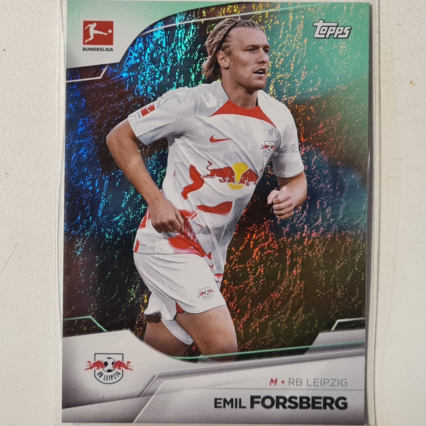 Emil Forsberg 2023 Topps Bundesliga holo #99 Football RB Leipzig mint sleeved