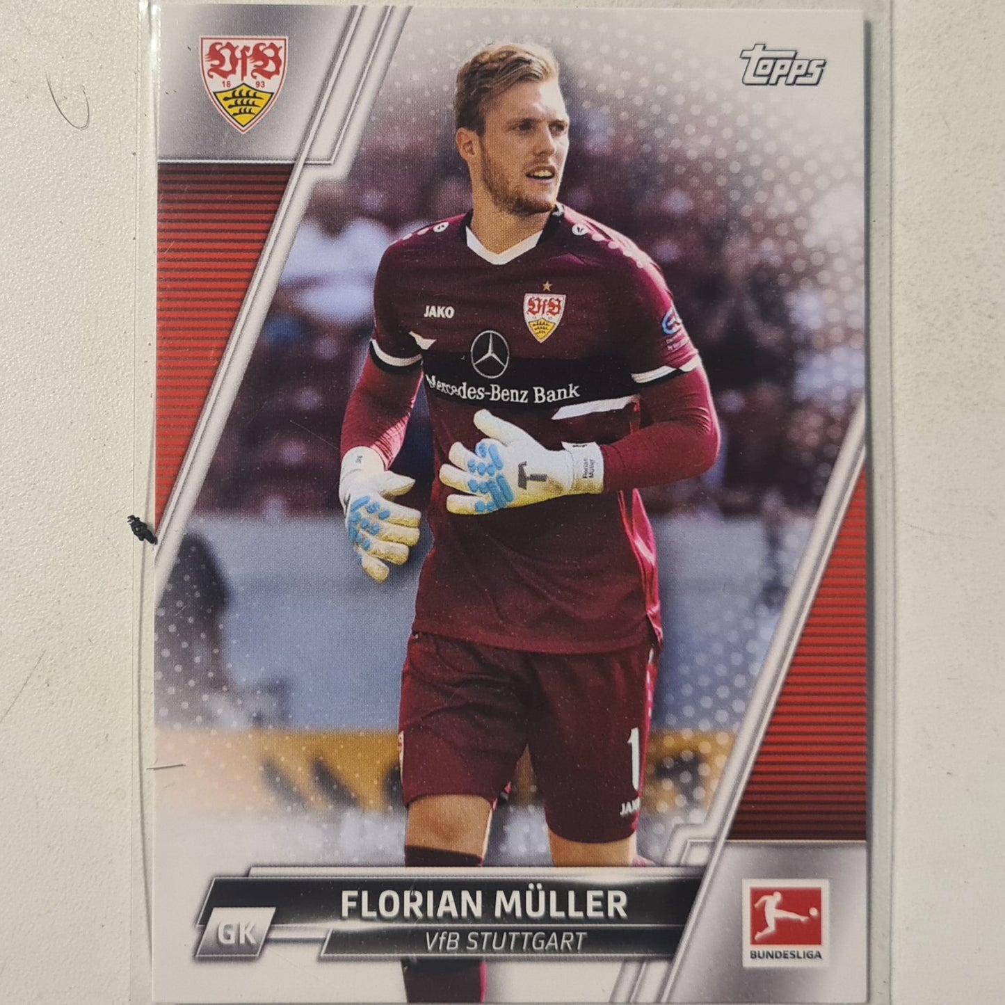 Florian Muller 2022 Topps Bundesliga #170 football Stuttgart ex-mint  sleeved