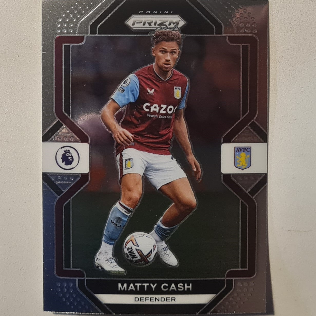 Matty Cash 2022-23 Panini Prizm premier league soccer #277 football Aston Villa ex-mint  sleeved
