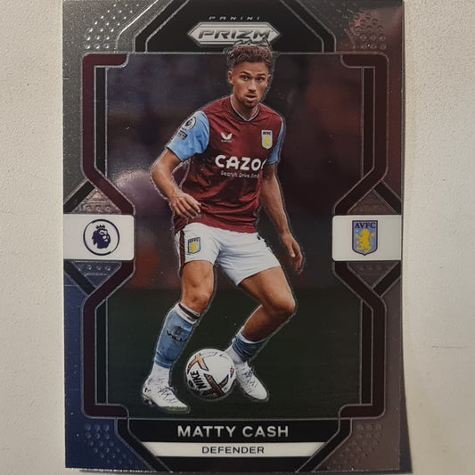 Matty Cash 2022-23 Panini Prizm premier league soccer #277 football Aston Villa ex-mint  sleeved