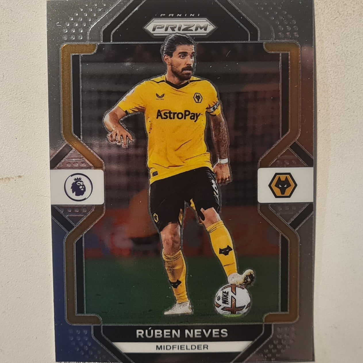 Ruben Neves 2022-23 Panini Prizm premier league soccer #243 football Wolverhampton wanderers ex-mint  sleeved