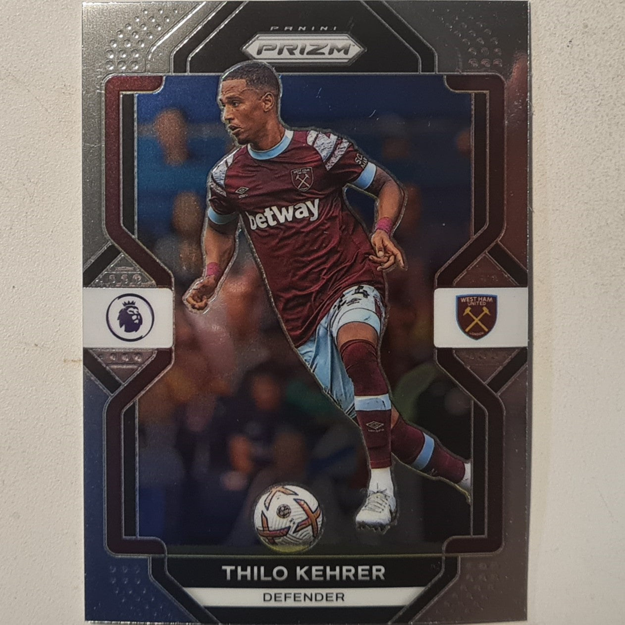 Thilo Kehrer 2022-23 Panini Prizm premier league soccer #59 football West ham United ex-mint  sleeved