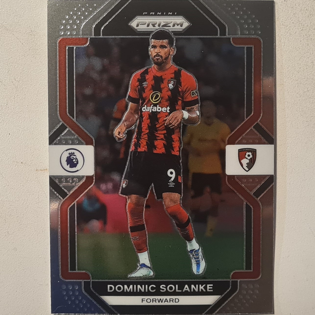 Dominic Solanke 2022-23 Panini Prizm premier league soccer #223 football Bournemouth ex-mint  sleeved