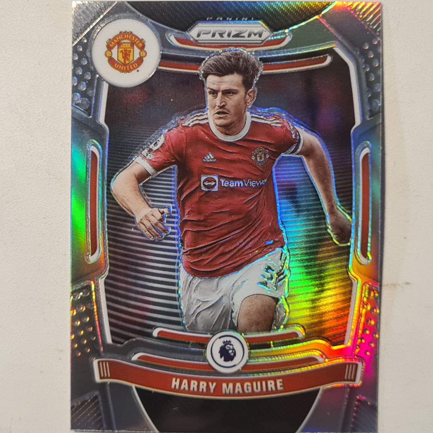 Harry Maguire 2022-23 Panini Prizm premier league soccer refractor #273 football Manchester United  ex-mint  sleeved