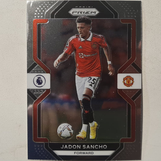 Jadon Sancho 2022-23 Panini Prizm premier league soccer #79 football Manchester United ex-mint  sleeved