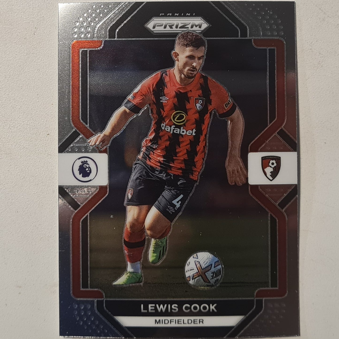 Lewis cook 2022-23 Panini Prizm premier league soccer #220 football Bournemouth ex-mint  sleeved