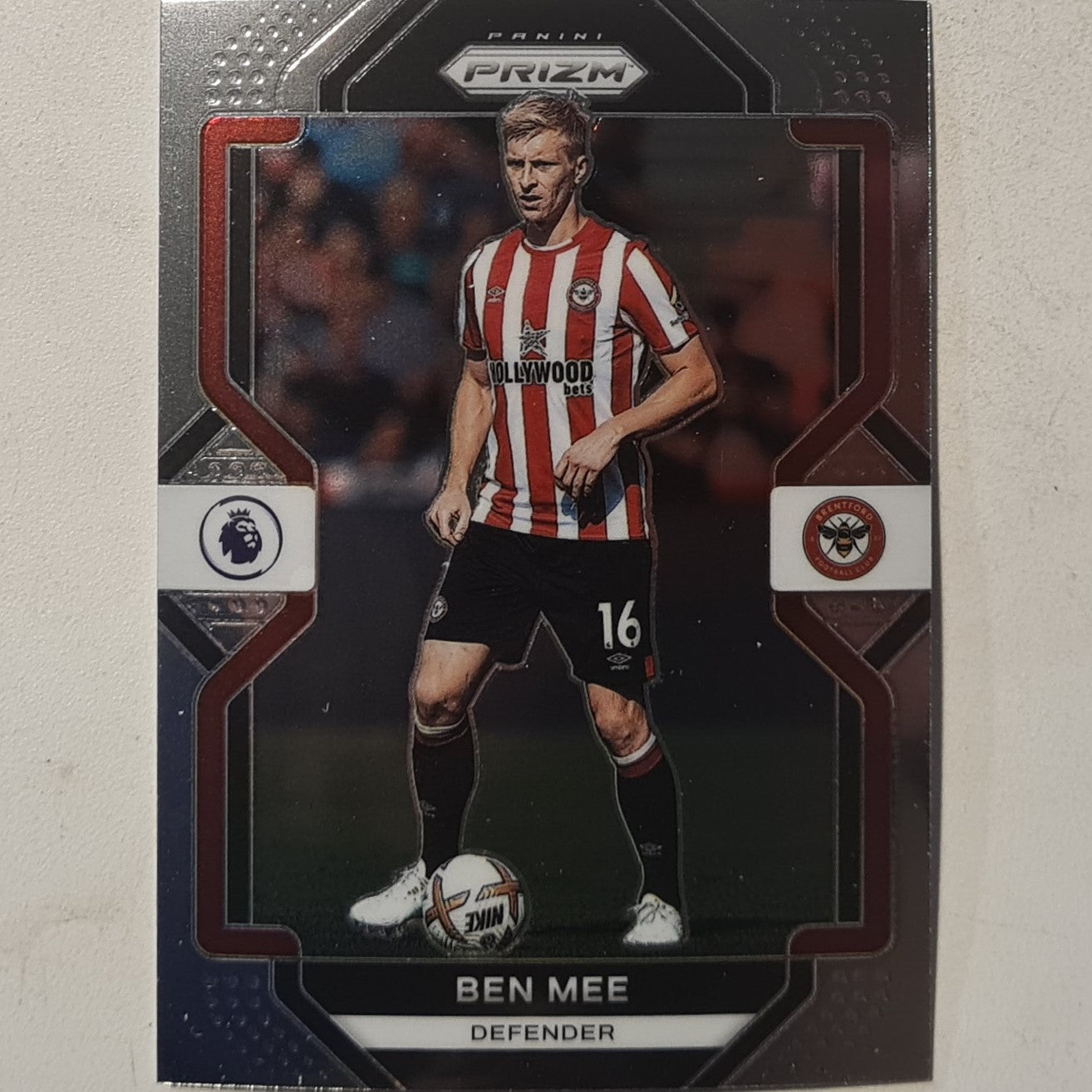 Ben Mee 2022-23 Panini Prizm premier league soccer #35 football Brentford ex-mint  sleeved