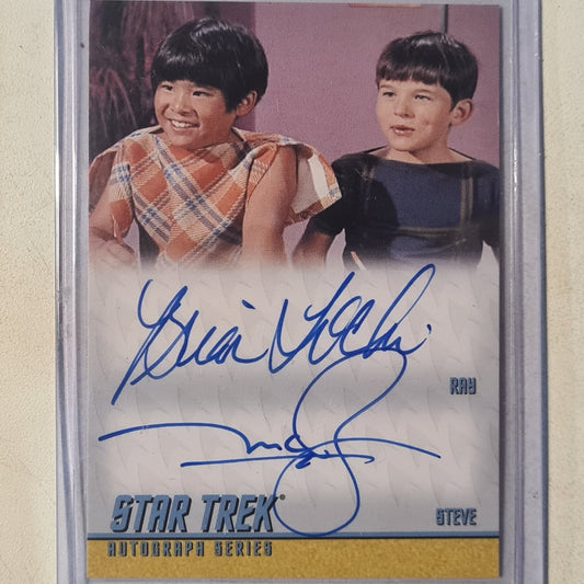 Star Trek Autograph Series 2009 Rittenhouse Brian Tochi Melvin Caesar Belli  Autograph DA19 mint sleeved