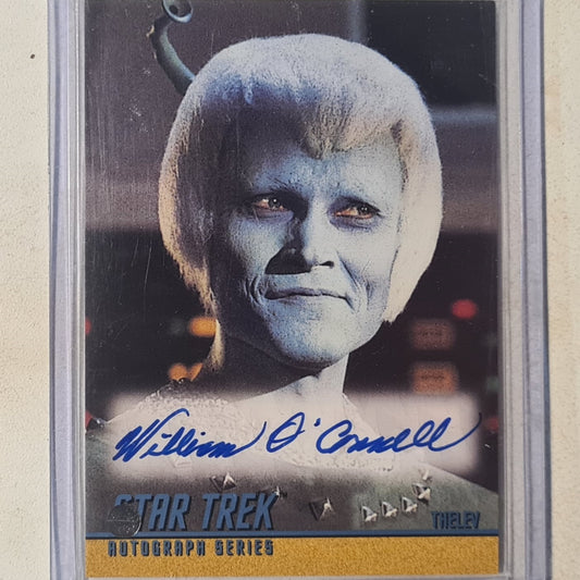 Star Trek Autograph Series 1998 Rittenhouse William O'Connell as Thelev Autograph A47 mint sleeved