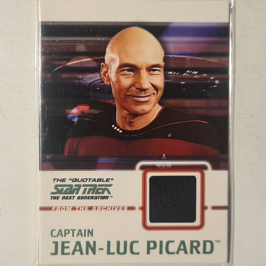 Star Trek The next generation 2005 Captain Jean-Luc Picard costume relic patch C1  Ex- mint sleeved