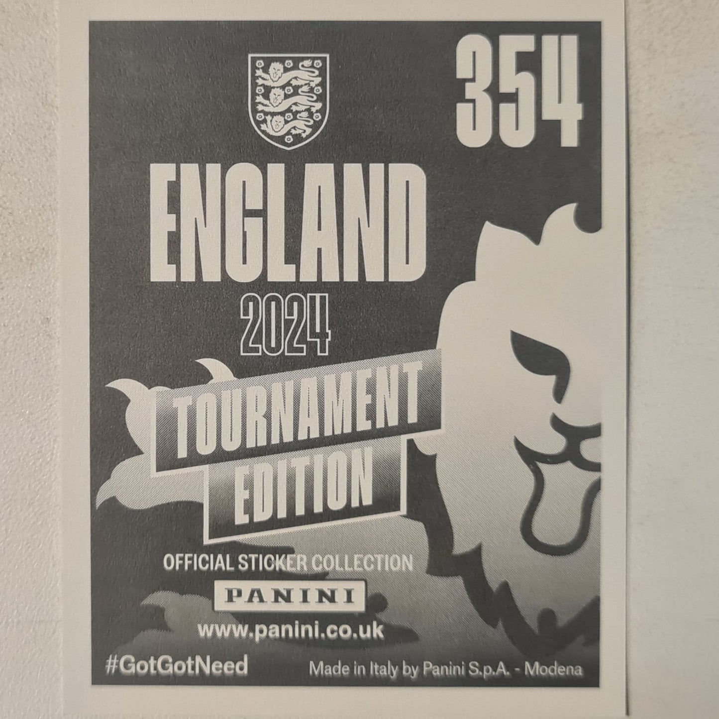 Ciro Immobile Panini 2024 England Tournament edition fabulous finisher foil sticker #354 Italy Football mint