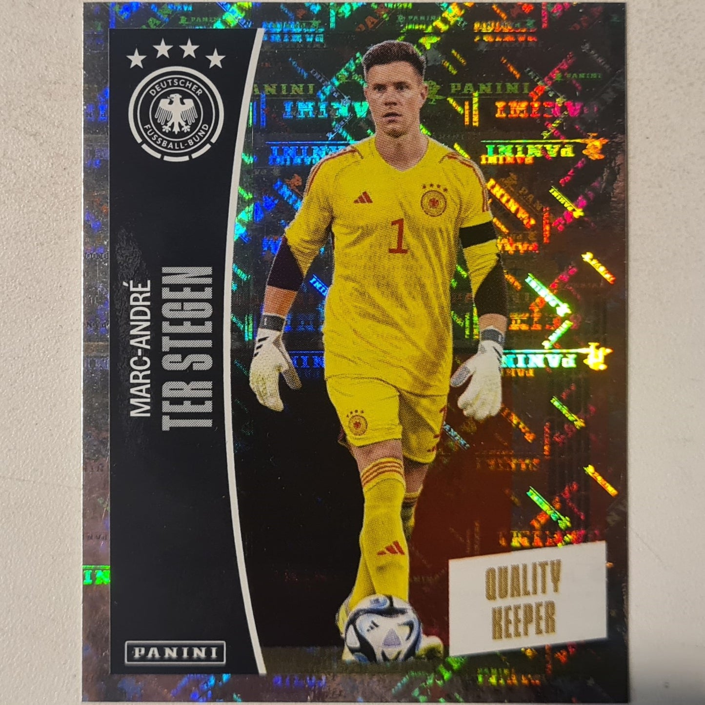 Marc Andre Ter Stegen Panini 2024 England Tournament edition Quality Keeper foil sticker #316 Deutsche Football mint