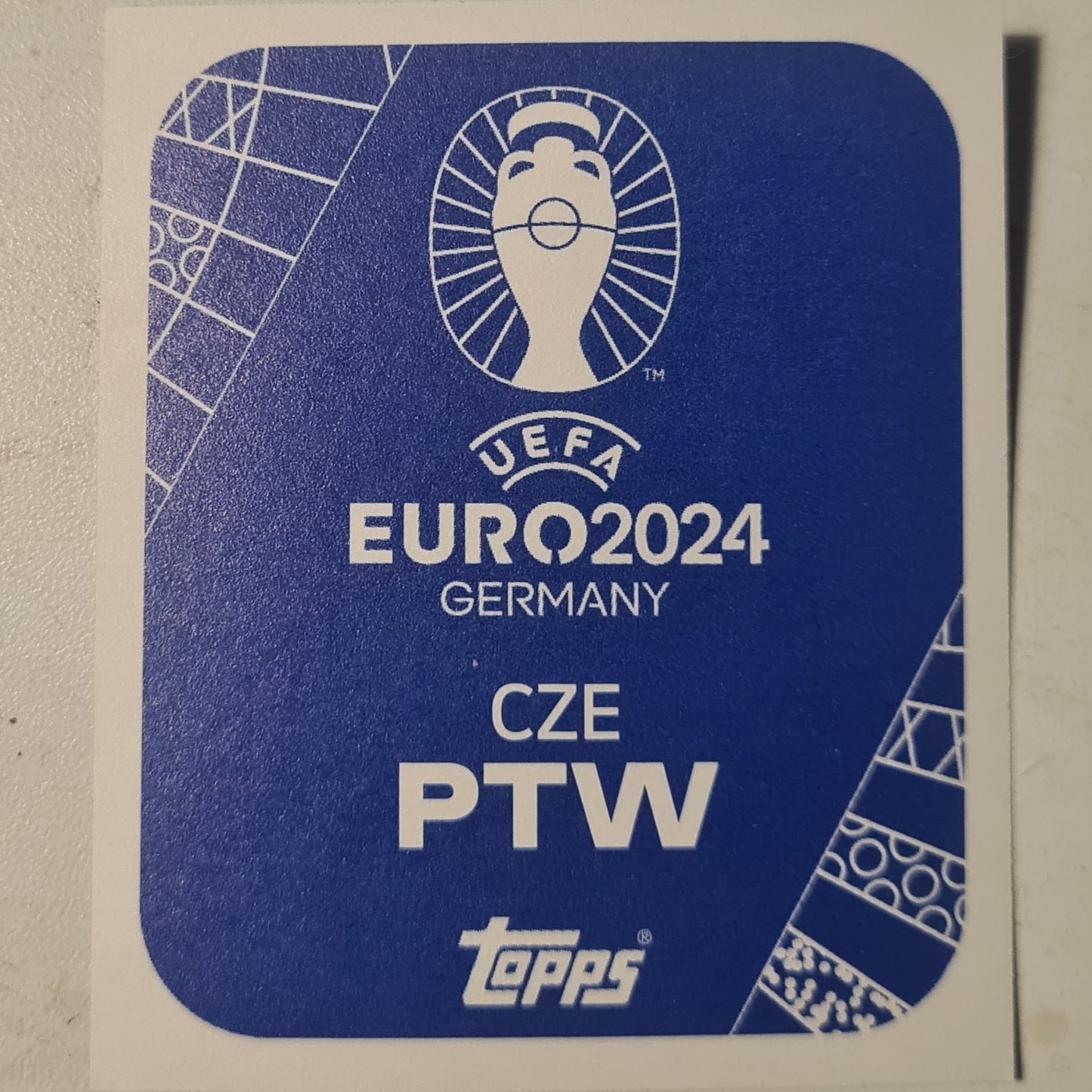 Adam Hlozek Topps Euro 2004 foil sticker PTW  football Czech republic Football Ex-mint