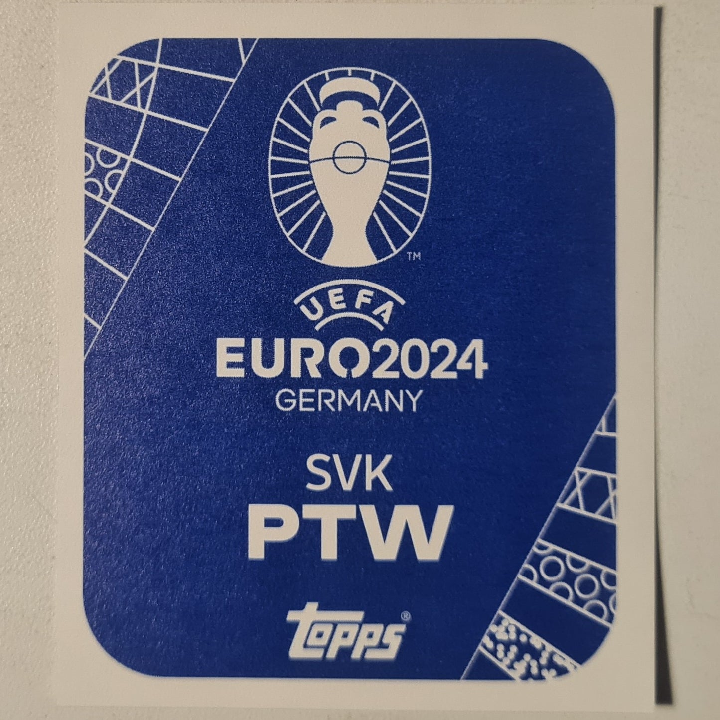 Tomas Suslov Topps Euro 2004 foil sticker SVK PTW Soccer Football Ex-mint