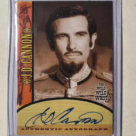 the Wild Wild West TV Show Fleer Skybox 1999 J.D. Cannon as Monsieur Flory Autograph A7 Excellent