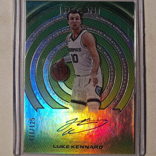 Luke Kennard 2022-23 Panini Recon glorified signatures auto GS-LKK NBA Basketball Memphis Grizzlies excellent sleeved