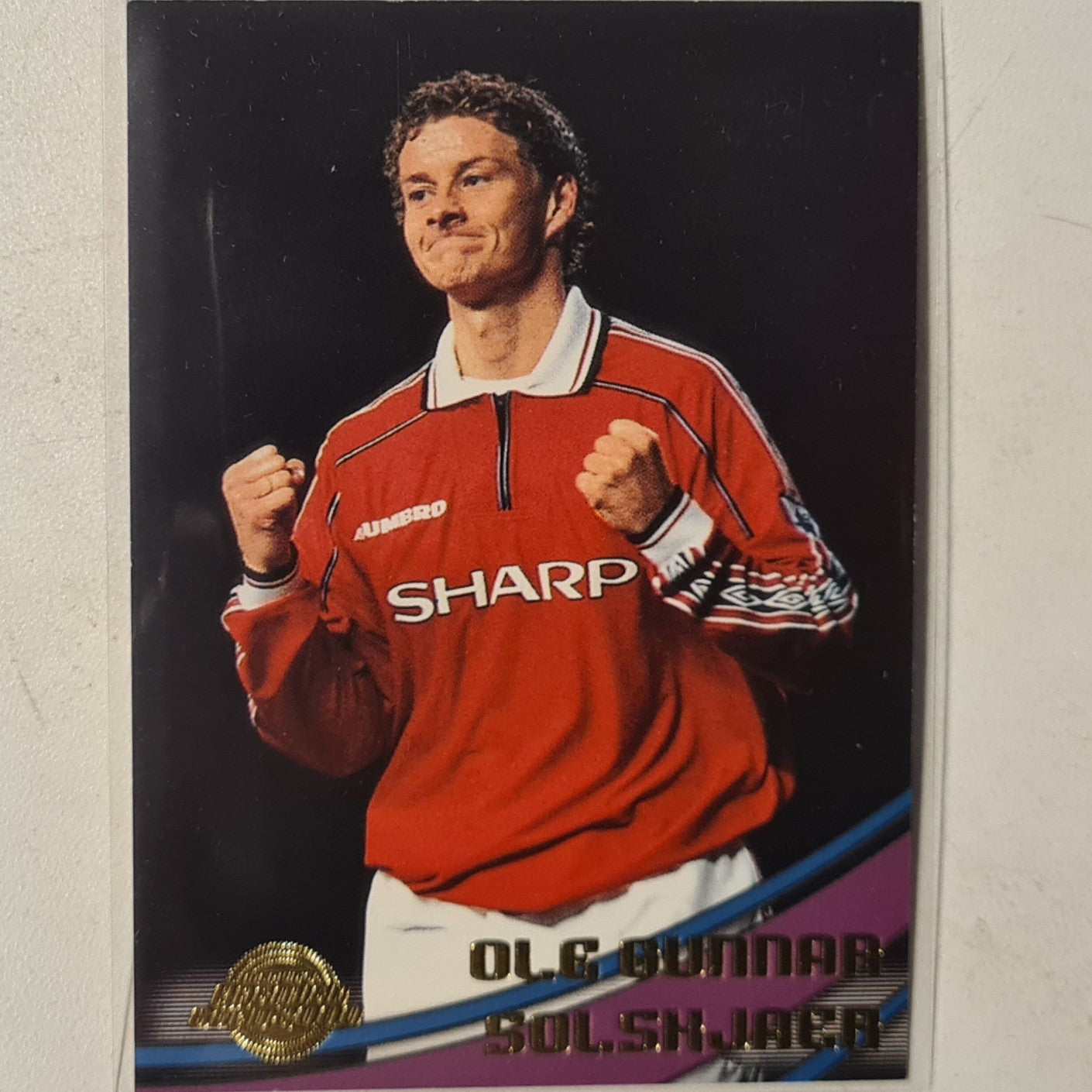 Ole Gunnar Solskjaer premier gold 2000 top scorer #60 Football Manchester United very good sleeved