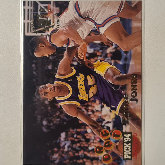 Eddie jones 1995 Topps stadium club draft picks rookie #240 NBA Basketball LA Lakers Excellent