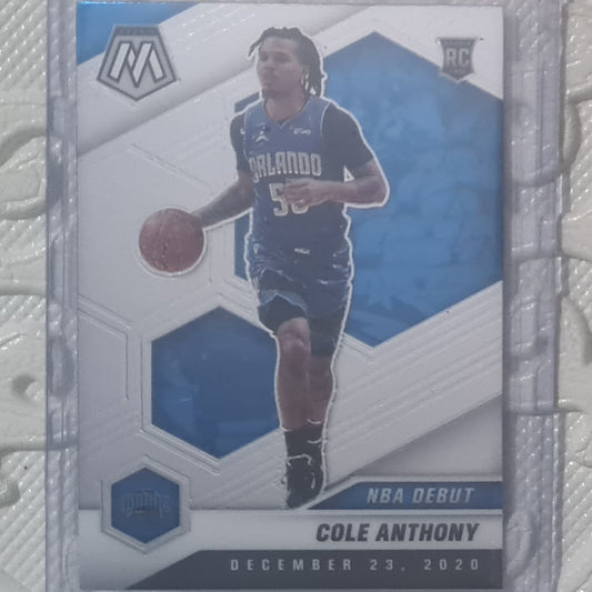 Cole Anthony 2020-21 Panini Mosaic debut Basketball Rookie RC #268 NBA Basketball Orlando ex-mint