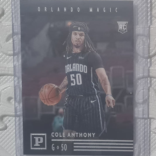 Cole Anthony 2020-21 Panini Chronicles Basketball Rookie RC #122 NBA Basketball Orlando ex-mint