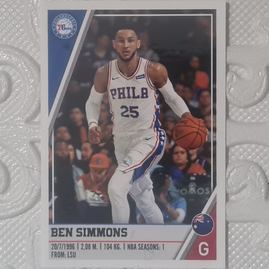 Ben Simmons 2018-19 Panini Sticker #181 NBA Basketball Philadelphia 76ers excellent