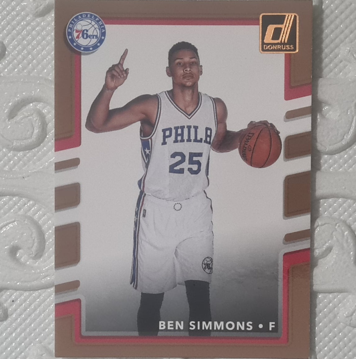 Ben Simmons 2017-18 Panini Donruss Basketball #114 NBA Basketball Philadelphia 76ers excellent