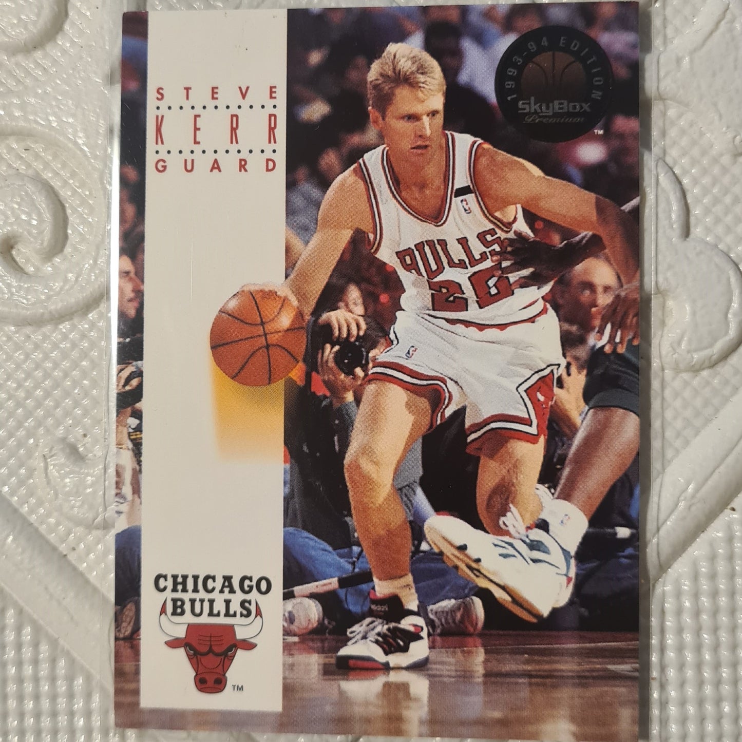 Steve Kerr 1994 Skybox 93-94 edition #206 NBA Basketball Chicago Bulls Excellent sleeved